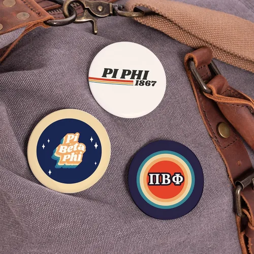 Vista 21 de Desert Cactus Pi Beta Phi Buttons Pin Sorority 3 Pieces of Variety Back Badge 2.25-inch
