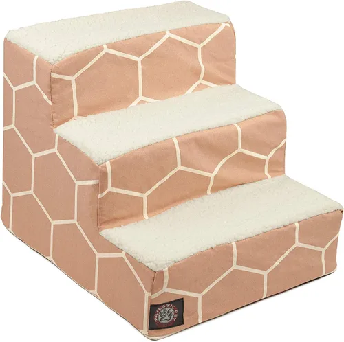 Vista 68 de Majestic Pet - Escaleras portátiles para mascotas suave escalón de espuma de sherpa escalones para perros y gatos rampa para cachorros