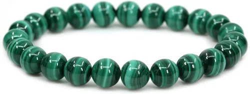 Vista 36 de Keleny Gem - Pulsera elástica de piedras semipreciosas con cuentas redondas de 8 mm, 7 pulgadas, unisex Ágata de encaje azul de grado A