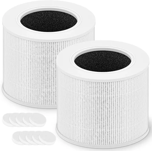 Vista 13 de Core Mini filtro de repuesto para purificador de aire LEVOIT Core Mini y Core Mini-P, filtro de alta eficiencia 3 en 1, Core Mini-RF-SR, 3 filtros