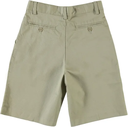 Vista 3 de Universal Flat Front pantalones cortos unisexcaqui, 12