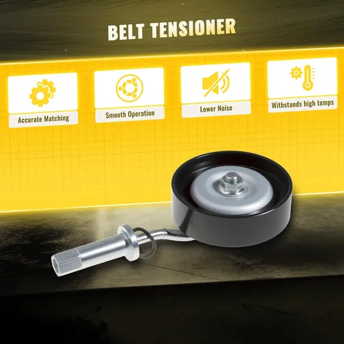 Vista 4 de 11925-31U0C (para 3.0L/3.5L) Polea tensora del cinturón de transmisión (tensor ajustable) Compatible con 96-04 In-finiti I30 I35 / 02-06 Ni-ssan
