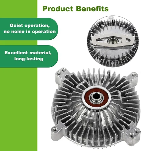 Vista 2 de SCITOO 1192000022 Embrague de ventilador de radiador eléctrico apto para 1992 para Mercedes-Benz para 400SE 1993 para Mercedes-Benz para 400SEL 1993