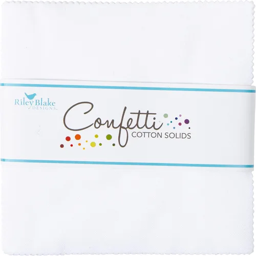 Vista 3 de RILEY BLAKE DESIGNS Paquete apilador de 5" Confeti, negro