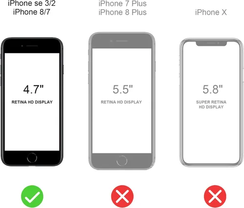 Vista 2 de jaroco Fundas para Dedos para Funda de iPhone SE, Nanofibras Superconductoras de 0.15mm, Sensación Suave, Antisudor con Funda de Teléfono