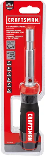 Vista 4 de CRAFTSMAN Destornillador de tuerca con enchufes de doble extremo, 6 en 1, MM (CMHT68022)