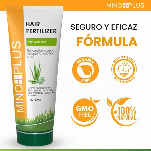 Vista 7 de Fertilizante orgánico para el cabello 5.29 oz - Formulado para prevenir la pérdida de cabello, con aceite de zanahoria