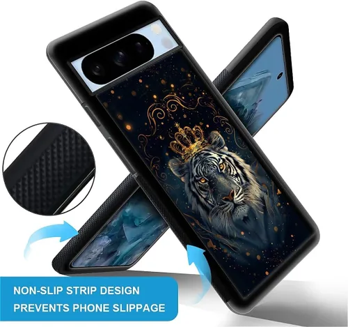Vista 187 de Compatible con Google Pixel 4A 5G Mobile Case Creative Acrylic Panel trasero Silicona Protección Grip especialmente diseñado para Google Pixel 4A 5G