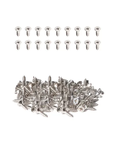 Vista 18 de IMScrews 100 tornillos de madera Phillips de cabeza plana inoxidable #4 x 1-1/4" (32mm) 18-8 (304) tornillos autorroscantes avellanados de acero