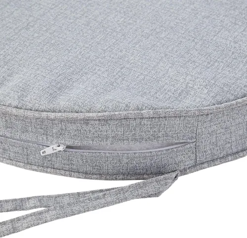 Vista 3 de Cojín de asiento reversible redondo de 18 pulgadas para exteriores, cemento