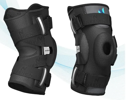 Vista 3 de NEENCA Rodillera profesional para dolor de rodilla, soporte de rodilla articulado. HX034-US-XXL-test1