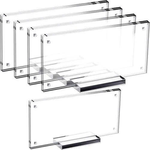 Vista 9 de 2 soportes de billetes de dólar, pantalla acrílica, estuche protector de billetes de moneda, marco de papel para coleccionistas de facturas, 7.3 x
