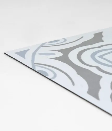 Vista 8 de FloorPops Azulejos de Suelo Azul Morris Peel & Stick, FP3827
