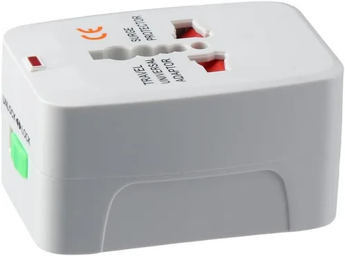 Vista 5 de Conversión de viaje Enchufe de cobre duradero ABS multifuncional Adaptador portátil EE.UU. UE y Reino Unido Enchufes Adaptador de corriente