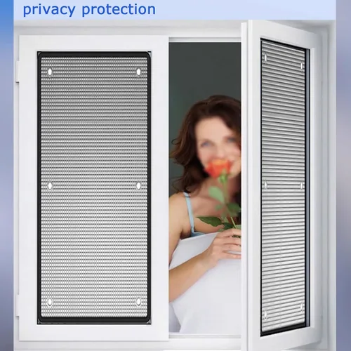 Vista 5 de Película opaca para ventana de dormitorio, película reflectante de privacidad para ventana, con bloqueo solar para puerta de vidrio, película