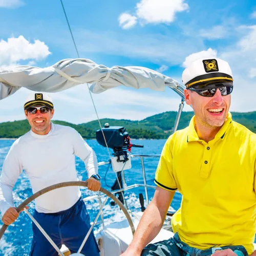 Vista 5 de Yacht Captain Hat for Men Women Adjustable Sailor Hat for Party 146 Pack