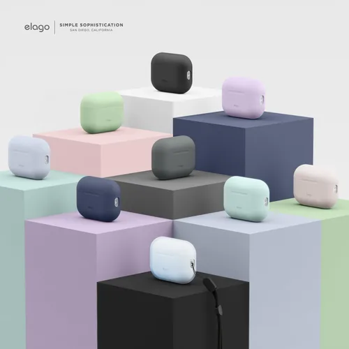 Vista 7 de elago Funda de silicona para AirPods Pro 2 Negro