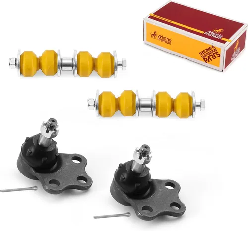 Vista 138 de Metrix Premium Chassis Parts - Juego de 4 piezas de articulación de rótula superior y barra estabilizadora delantera para Ford Ranger RWD 1998-2011