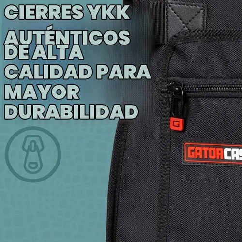 Vista 7 de Gator Cases - Bolsa de viaje para orquesta y banda ligera para 1/2 contrabajo vertical; (GBO-BASS12)