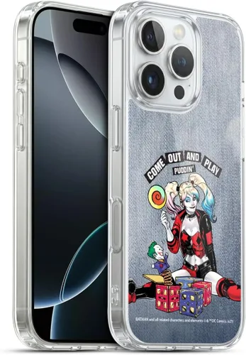 Vista 12 de Head Case Designs Funda de gel suave con licencia oficial de Batman DC Comics Bubblegum Harley Quinn Graphics compatible con Apple iPhone 7