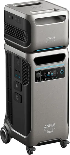 Vista 8 de Anker SOLIX F3800 Power Station con doble concentrador de alimentación y 2