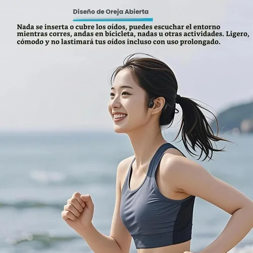 Vista 4 de Auriculares de natación de conducción ósea inalámbricos Auriculares submarinos IPX8 Auriculares Bluetooth impermeables Auriculares Bluetooth