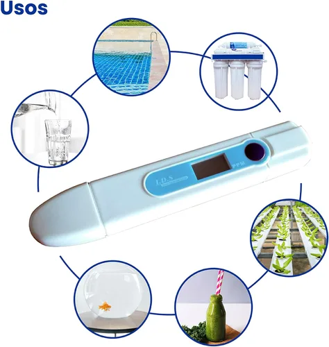 Vista 5 de GS900011 Medidor de prueba de dureza del agua TDS, blanco
