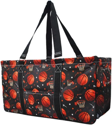 Vista 33 de NGIL Bolsa de comestibles reutilizable extra grande plegable de gran tamaño para comestibles, almacenamiento, picnic, playa, Estampado de vaca
