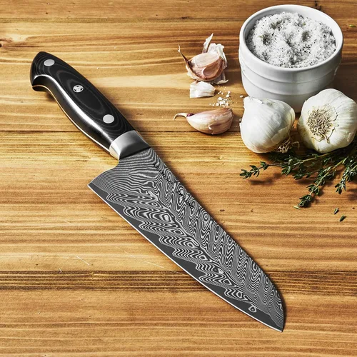 Vista 2 de KRAMER by ZWILLING EUROLINE Damascus Collection - Cuchillo Santoku de 7 pulgadas