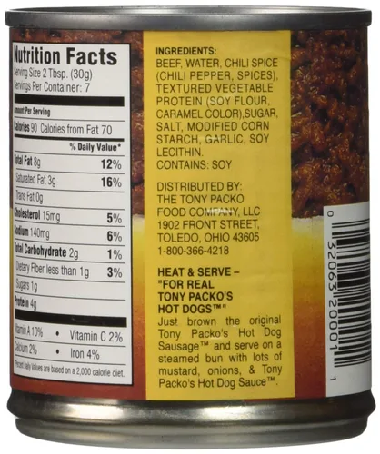 Vista 2 de Tony Packo's Salsa de chile para perritos calientes (1)