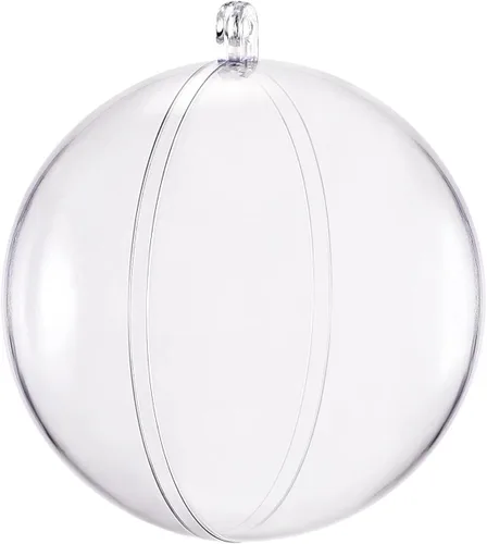 Vista 10 de uxcell 6 bolas de plástico transparente de 1 3/16 pulgadas (1.181 in)