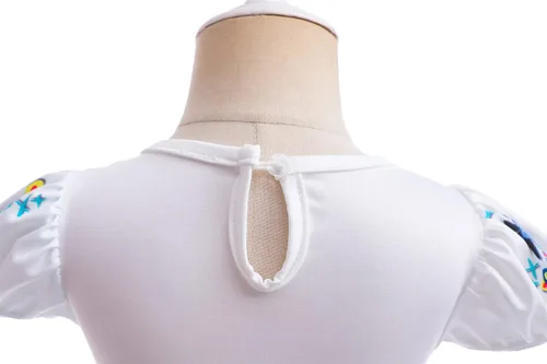 Vista 4 de Szytypyl Disfraz de princesa para bebé overol con diadema