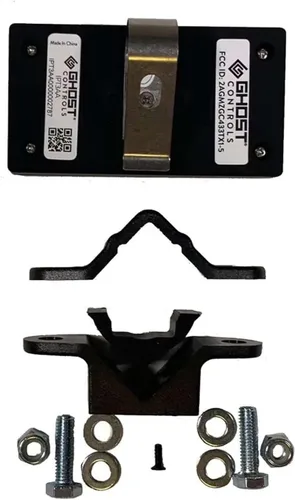 Vista 2 de Ghost Controls - Control remoto de 3 botones, resistente al agua, auténtico AXR1 para abridores de puerta automáticos