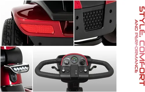 Vista 7 de Pride Victory 9 - Patinete de movilidad de 3 ruedas con Extended Warr