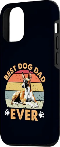 Vista 2 de iPhone 15 Best Podenco Canario Dog Dad Ever Funny Dogs Owner Retro Case
