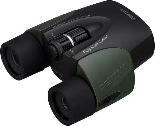 Vista 2 de Pentax UP 8-16x21 prismáticos verdes (verde) totalmente multicapa Zoom trípode socket proporcionar
