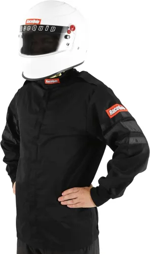 Vista 2 de RaceQuip 111 Series SFI 3,2A/1 Suéter de conducción de una pieza., L, Negro
