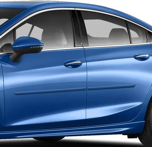 Vista 2 de fe-cruze16 Terminado Final Side moldeo cuerpo para Chevrolet Cruze, talla única