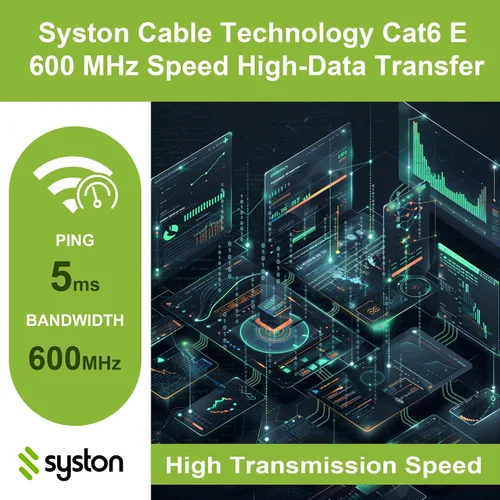 Vista 7 de Cable de Internet Ethernet Cat6e – 10 pies, 600 MHz 23AWG de alambre de cobre sólido desnudo apto para exteriores/interiores, sin extremos de 10