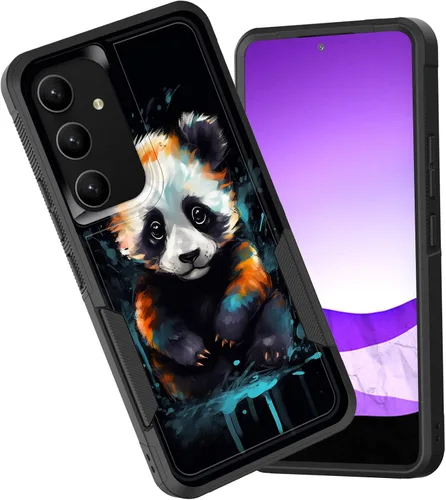 Vista 37 de Funda para Galaxy A15 5G, doble capa híbrida resistente a prueba de golpes, policarbonato duro, silicona suave, TPU, funda protectora para Samsung