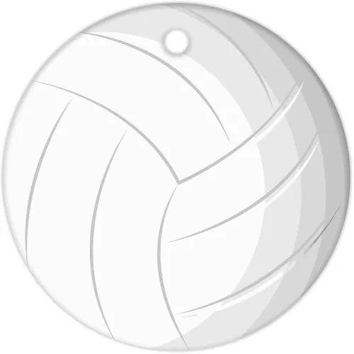 Vista 4 de Adorno de cerámica de Navidad, regalos de voleibol para niñas adolescentes, regalo de Navidad, decoración de Navidad, adorno de recuerdo, adorno