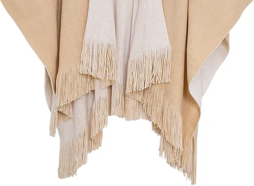 Vista 4 de Urban CoCo Poncho vintage de invierno para mujer, capa con borlas, chal envolvente
