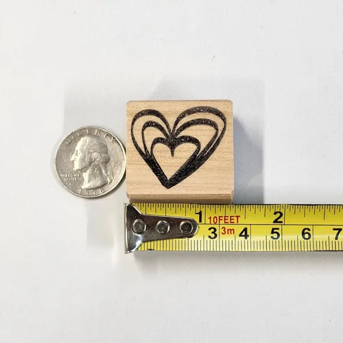 Vista 4 de Sellos de goma con corazones de San Valentín
