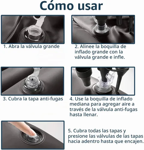 Vista 5 de Colchón de aire para automóvil, cama inflable para campamento compatible con Tesla modelo Y, cama de aire flocada gruesa para maletero, asiento