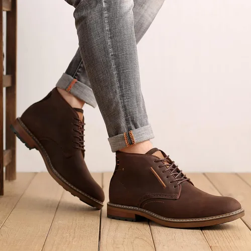 Vista 7 de Chukka - Botas a la moda, cómodas y de estilo oxford casual, al tobillo, botas con cordones