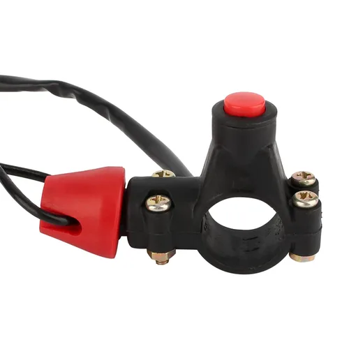 Vista 5 de 2 piezas de cable de amarre para moto de nieve, 12 V, 2 cables ATV interruptor de matanza para motor de motor interruptor de muerte para manillar