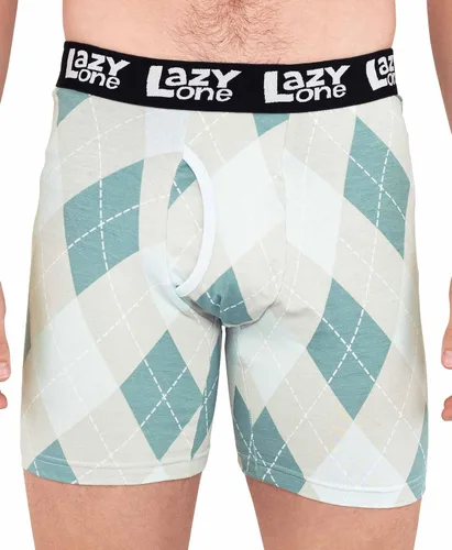 Vista 4 de Lazy One Calzoncillos tipo bóxer divertidos, ropa interior, regalos de broma