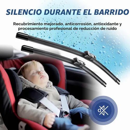 Vista 4 de 3 Limpiadores 24"/17"/13" Limpiaparabrisas de Repuesto para GMC Terrain Chevy Equinox 2017 2016 2015 2014 2013 2012 2011 2010 Limpiaparabrisas