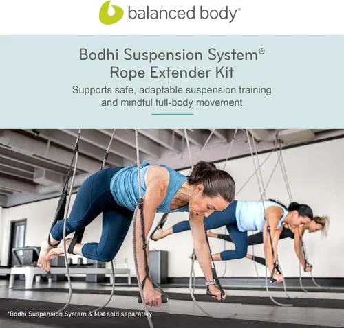 Vista 6 de Balanced Body Bodhi - Kit extensor de cuerda con sistema de suspensión con 2 cuerdas y 2 mosquetones