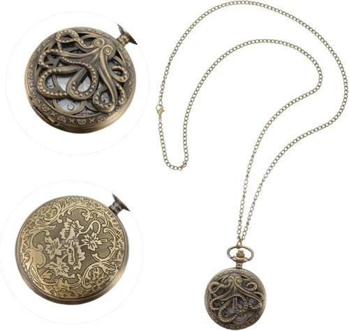 Vista 6 de WOFASHPURET 1pc Pocket Watch Men Watches Necklaces for Women Trendy Nurse Mens Chain Necklaces m Necklace for Women